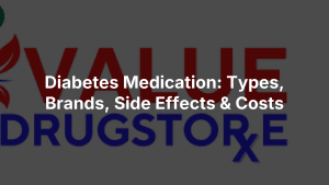 Diabetes Medication: Types, Brands, Side Effects & Costs