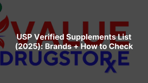 USP Verified Supplements List (2025): Brands + How to Check