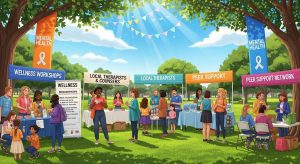 Neighbors and local providers supporting community mental health