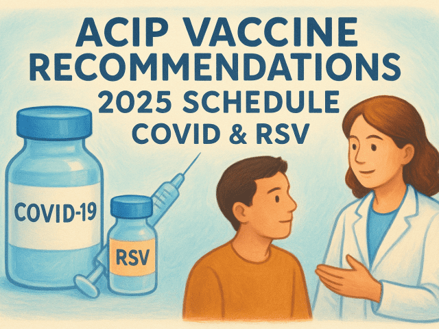 ACIP Vaccine Recommendations: 2025 Schedule, COVID & RSV