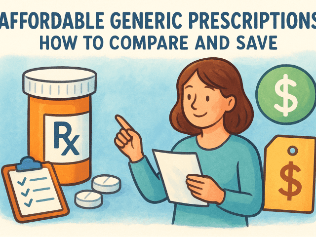 Affordable Generic Prescriptions: How to Compare and Save