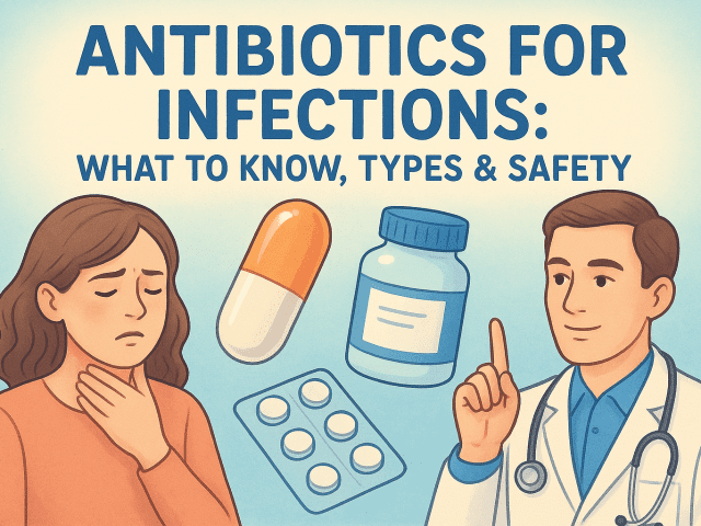 Antibiotics for Infections: What to Know, Types & Safety