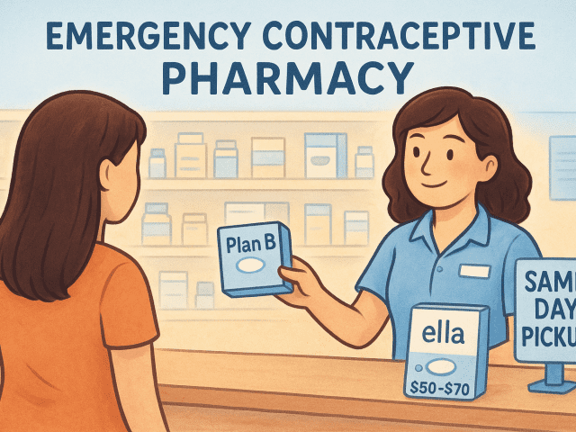 Emergency Contraceptive Pharmacy: Same-Day Pickup & Prices