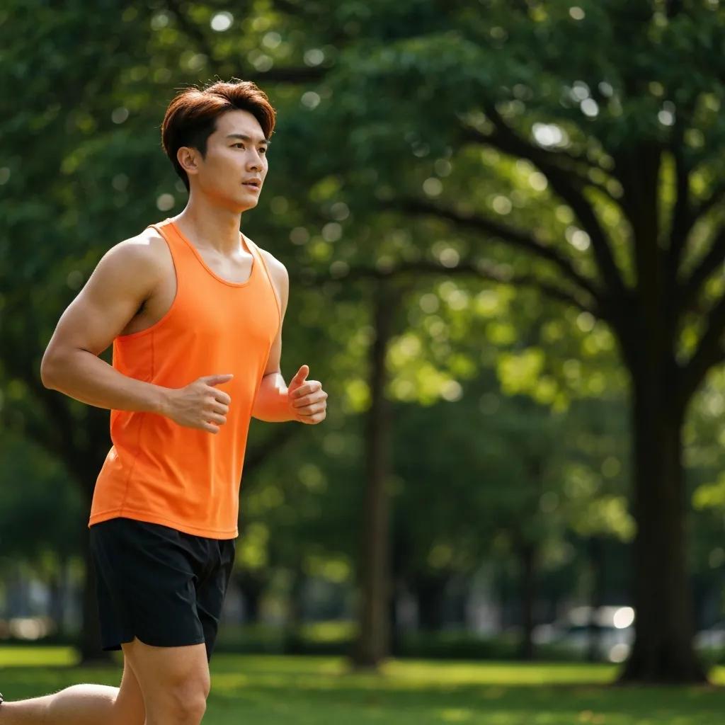 Healthy individual exercising outdoors, representing NAD+ benefits for weight loss and metabolic health