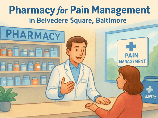 Pharmacy for Pain Management in Belvedere Square, Baltimore