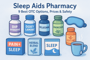 Sleep Aids Pharmacy: 9 Best OTC Options, Prices & Safety